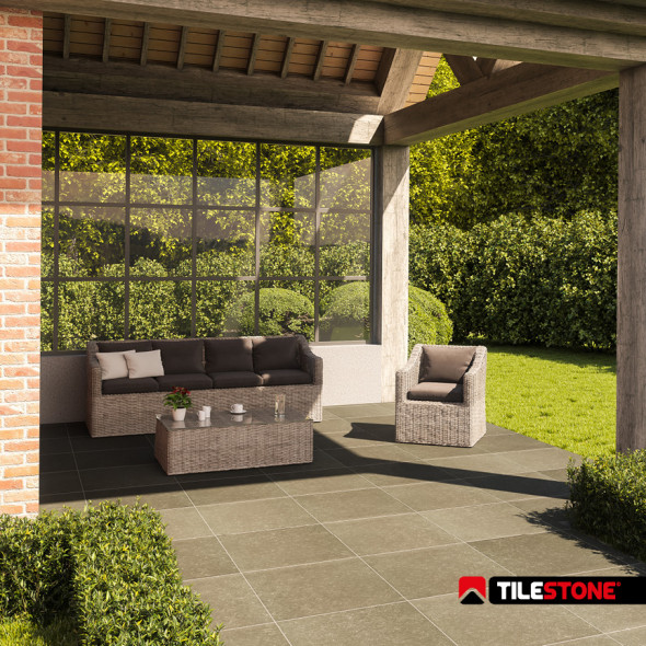 Carrelages terrasse en céramique , carrelages sol, antracite, noir, Impermo, rural & paysan